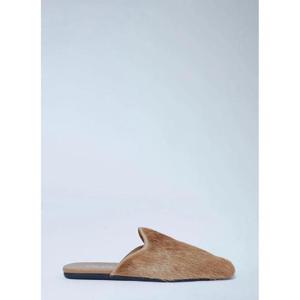 25 FW 프라다 여성 가죽 포니 헤어 뮬 pra0262111san