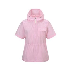 캘러웨이골프반팔티 LQS CWJP23F201_LP 여성 홑겹 반팔 스윙윈드브레이커