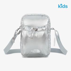 [노스페이스키즈] (NN2PR56S_실버) 키즈 퍼피 크로스백 미니   NKUS