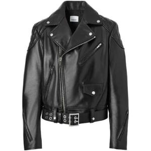 버버리 다이아몬드 퀼팅 패널 바이커 재킷 8064902