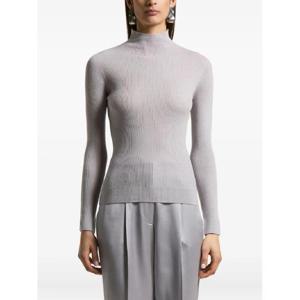 25 FW 페세리코 골지 니트 모크 넥 탑 E99021F1809770 TP442862880