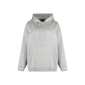 구찌   후드 티셔츠 SS24 784030XKD331264 2583589 grey