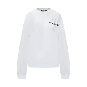 디스퀘어드2   맨투맨 FW24 S75GU0538S25551 100 2788923 WHITE