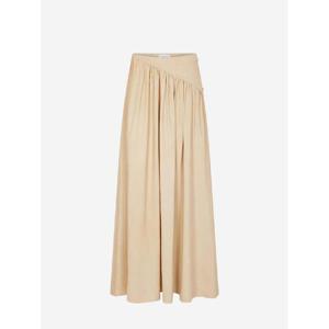 파코라반   미디스커트 SS25 25ECJU060VI0405TWILL VISCOSE 5656335 Beige