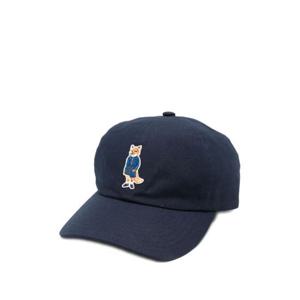 메종키츠네 남성 네이비 볼캡 PW06100 WB00260413
