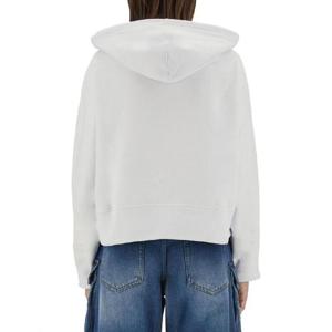 엠에스지엠   후드 티셔츠 FW24 2000MDM50920000101 2840336 WHITE