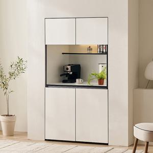 삼익가구 더비스 LED 1000 비스포크 오브제 주방수납장(홈카페장)