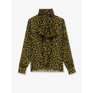 SAINT LAURENT Silk shirt with lavalliere neckline 851373