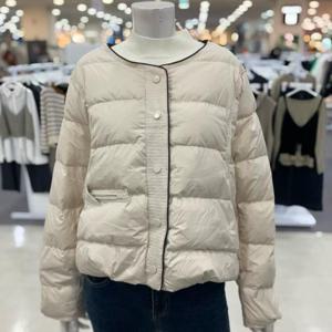 SOUP sh06 모먼트 배색라운드넥 덕숏점퍼 ABAPAR2