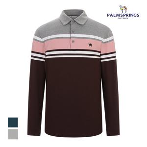 [팜스프링스] 남성 컬러배색 카라티셔츠_STSM253105