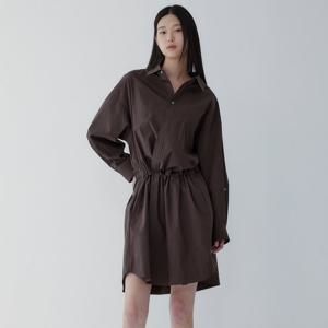 [보브]코튼 블렌드 랩 스타일 셔츠 원피스7115337701