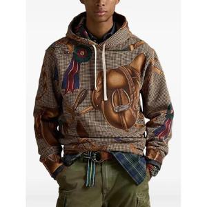 폴로 랄프로렌 이퀘스트리안 프린트 플리스 후디 710971787001