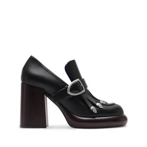 버버리 웨지 프린지 펌프스 95mm 8099287