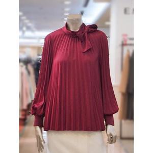 미니멈 세이브존03 미니멈 플리츠 타이 블라우스 AWMXDAWB1250A