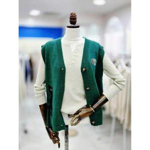 스테파니 세이브존08 캣 피시 니트 조끼 A24SW4901