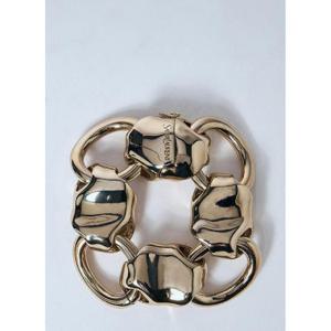 25 FW 생로랑 여성 쉘 체인 팔찌 sla0258054gld