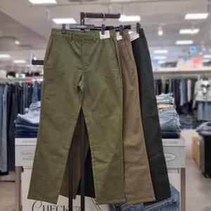 뱅뱅 HC21 허리밴드 스트레이트 스판 면바지 NPK634