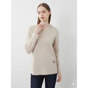 올리비아로렌 sh06 알파카 블렌드 후드니트 VVCBL3W9471