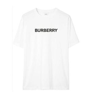 버버리 반팔 티셔츠 8084234A1464 Bianco White