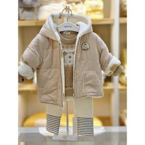 아가방 세이브존02 베이지 리버시블점퍼 02s725005