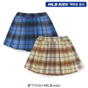 [MLB키즈US] (7FSKB0554) 여아 스트릿 체크 스커트 아동스커트 키즈스커트