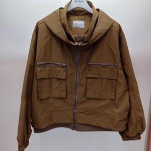 Latium HC06 국내생산 팔뚝품편한 보브 건빵 반후드 집업 이중점퍼 T2533jp12B1