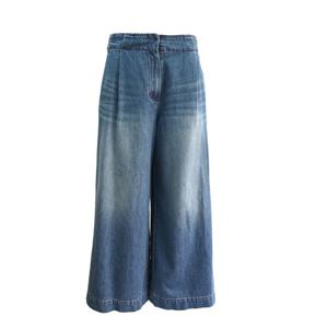 [비꼴리끄(여성)]데님 뒷밴딩 와이드 팬츠 B244DS3040