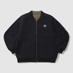 엄브로패딩 JQS UP421CPJN1-BLK 리버시블 퀼팅 패딩 봄버 자켓 / BLACK