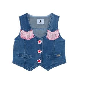 [프렌치캣(백)]Denim 수술 조끼(Q44DAV010)