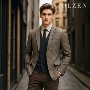 [올젠] 미니 하운드투스 체크 자켓 (ZOD4KG1345)