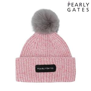 파리게이츠 (521E4CP012) 여성 탈착 폼폼이 멜란지 니트 비니