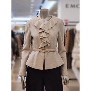 미니멈 세이브존03 미니멈 페플럼 러플 숏 자켓 AWMWDAWJ0060A