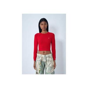 25 FW 아크네 여성 로고 모티프 스웨터  acn0262009col