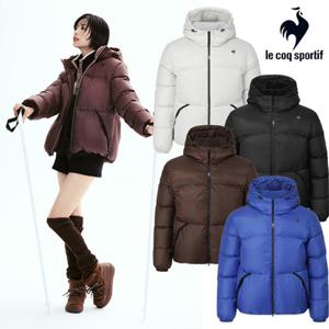 [르꼬끄] 남녀공용 르에어로 퍼텍스 구스 숏 다운자켓 QQ423EDJN4