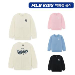 [MLB키즈PG] 스트릿 베이직 로고 아트웍 기모 맨투맨 4종 택1 (7AMTB1456)