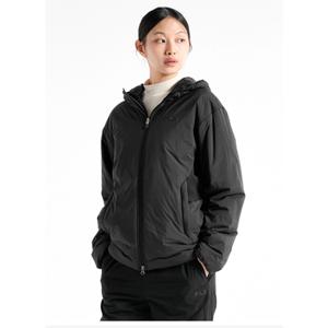 [FILA] 휠라 인기 공용 우븐스트레치 후드 패딩 자켓 블랙 (FS254JK02X001)