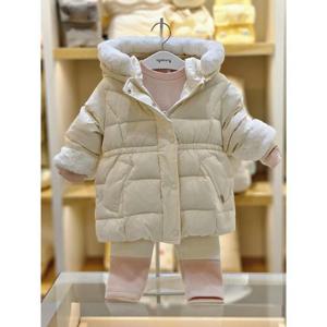 아가방 세이브존02 아이보리 헤비점퍼 02s735051