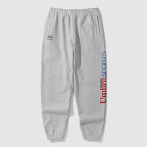 엄브로바지 LQC UP323CFP94-MGR 빈티지팝 기모 조거 팬츠 GREY