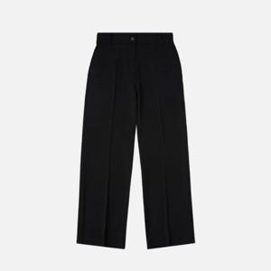 윌슨바지 LQC W243002GPT96-BLK 여성 스트래이트 핏 우븐 팬츠