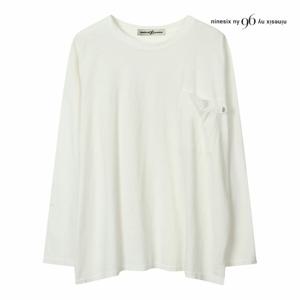 [나인식스뉴욕] 라벨 포켓 루즈핏 코튼 티셔츠 (NP9TS023M0)