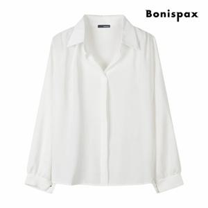 [보니스팍스] 소프트 실루엣 셔링 블라우스 (XP9SH018M0)