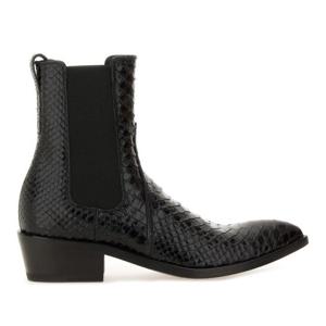 톰포드 포인티드 토 앵클 가죽 첼시 부츠 W3735 LCL516N1N001