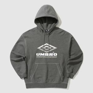 엄브로후드티 CQK UP321CHD91-DMG1 크리스피 타슬란 후드티 / CHARCOAL