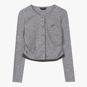 더데이걸레이어드 골지 가디건티셔츠TGLA25901