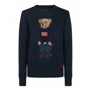 [POLO RALPH LAUREN] 라프리마 여성 폴로 베어 코튼 앤 린넨 스웨터 211927E16 Blue /8