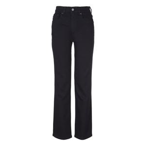 [뱅뱅]여성 속밴드 기모 슬림 스트레이트 스판 블랙 진 NQL741