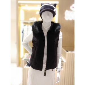 [파리게이츠]521E4SV303_BK-여성 하이브리드 구스 다운 집업 방풍 베스트-(25년겨울)