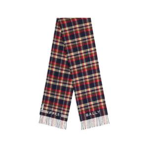 25 FW 발리 타탄 모티프 스카프 MSC03BWO308 TP443569000