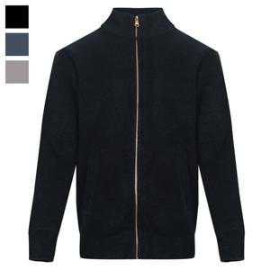 [리빌모아]남자 겨울 밍크 기모 니트 집업 BM-JUW-704