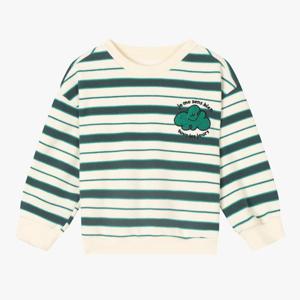 [밀리밤]스트라이프기모쭈리맨투맨MLMA24T1G